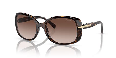 prada round sunglasses havana|Prada sunglasses pr 08os.